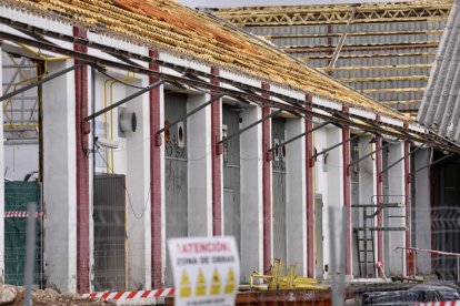Obras en la estación de trenes
