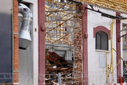 Obras en la estación de trenes