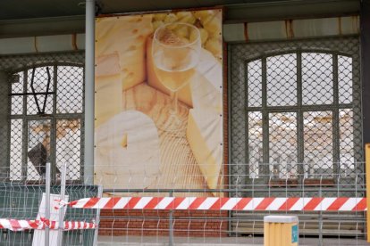 Obras en la estación de trenes