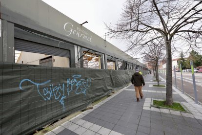 Obras en la estación de trenes