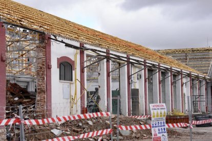 Obras en la estación de trenes