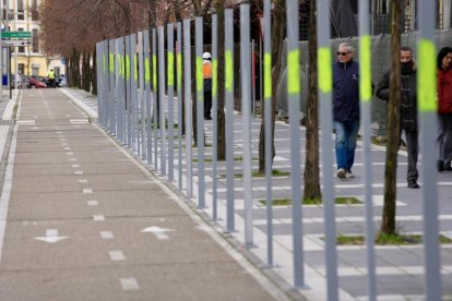 Obras en la estación de trenes