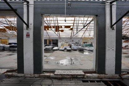 Obras en la estación de trenes