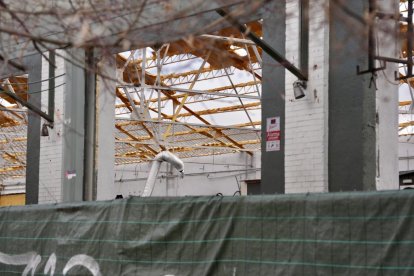Obras en la estación de trenes