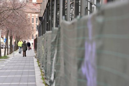 Obras en la estación de trenes