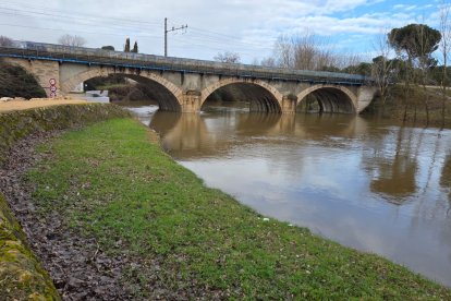 Paso del río Cega por Viana
