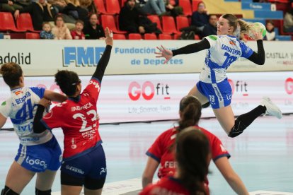 Imagen del Aula ante el BM Porriño en la Copa de la Reina.