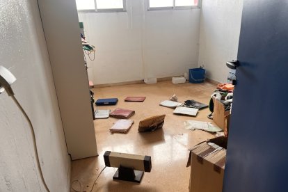 Estado del Polideportivo Canterac