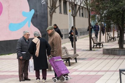 La calle vallisoletana mitad centro, mitad vía