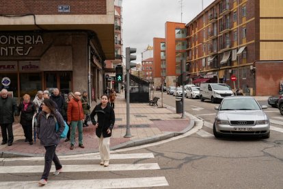 La calle vallisoletana mitad centro, mitad vía