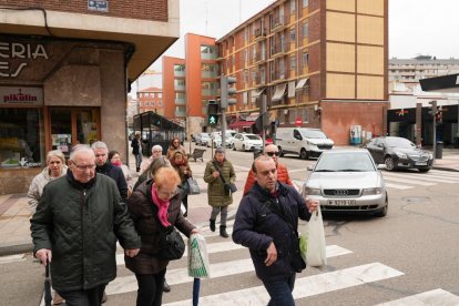 La calle vallisoletana mitad centro, mitad vía