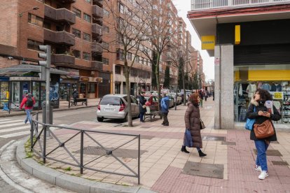 La calle vallisoletana mitad centro, mitad vía