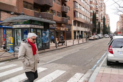 La calle vallisoletana mitad centro, mitad vía