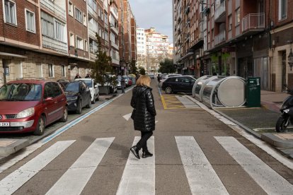 La calle vallisoletana mitad centro, mitad vía