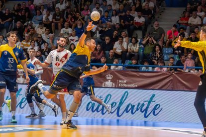 Imagen del Logroño-Recoletas en la primera semifinal de la Copa de España.
