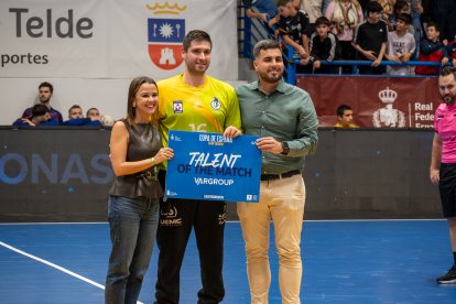 César Pérez, MVP de la primera semifinal de la Copa de España.