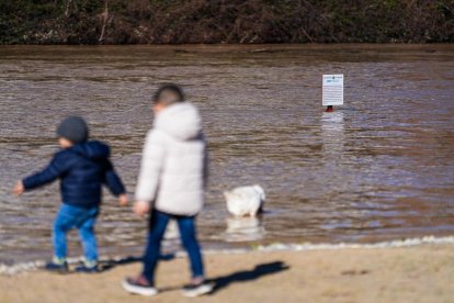 El río Pisuerga a su paso por la capital vallisoletana.