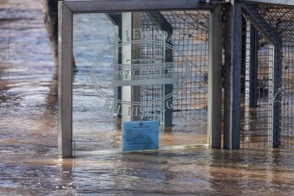 El río Pisuerga a su paso por la capital vallisoletana.