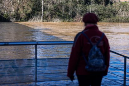 El río Pisuerga a su paso por la capital vallisoletana.