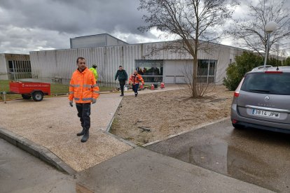 Inundación en una residencia de ancianos en Aldea Mayor (Valladolid)