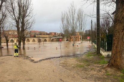 Inundaciones por la crecida del Duero en Tordesillas