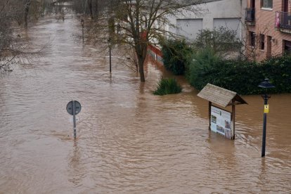 Inundaciones en Tudela de Duero