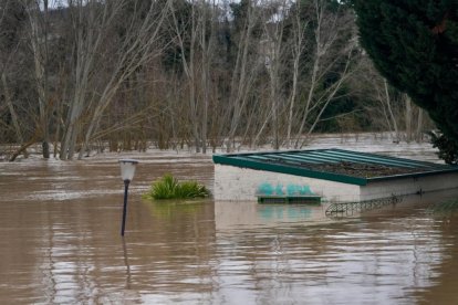 Crecida del río en Tudela de Duero