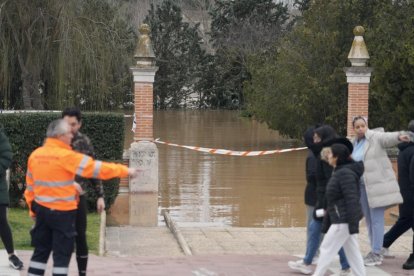 Crecida del río en Tudela de Duero