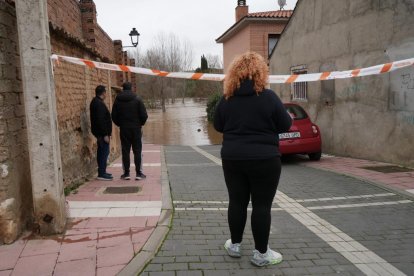 Crecida del río en Tudela de Duero