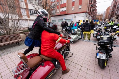 Desfile Motero de Carnaval.