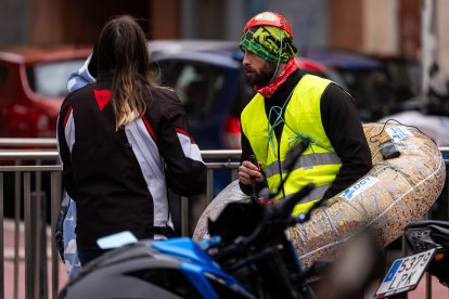 Desfile Motero de Carnaval.