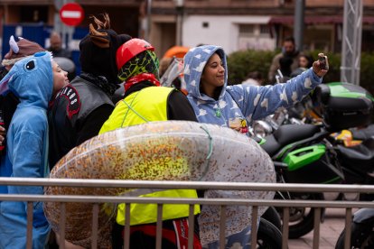Desfile Motero de Carnaval.