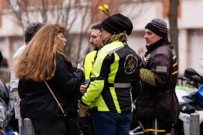 Desfile Motero de Carnaval.