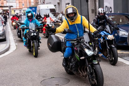 Desfile Motero de Carnaval.