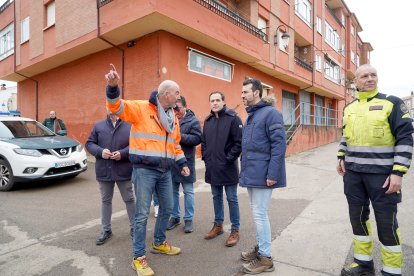 Crecida del río Cega, en Viana de Cega (Valladolid)