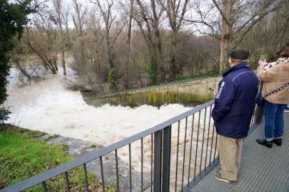 Desembocadura del río Esgueva en el Pisuerga