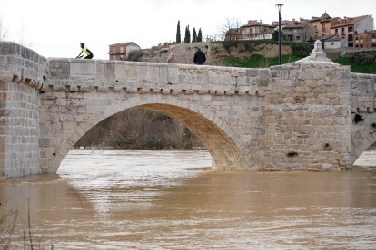 Desembocadura del río Esgueva en el Pisuerga