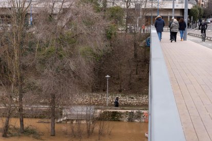 Crecida del rio Pisuerga