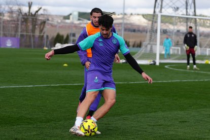 Primer entrenamiento del Real Valladolid con Fran Escribá al frente.