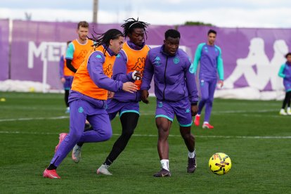 Primer entrenamiento del Real Valladolid con Fran Escribá al frente.