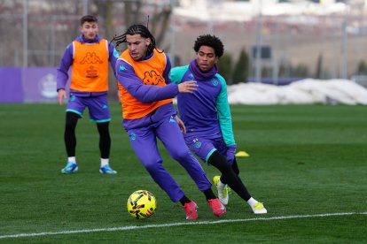 Primer entrenamiento del Real Valladolid con Fran Escribá al frente.