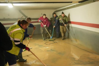 Inundaciones por la crecida del Duero en Tudela de Duero