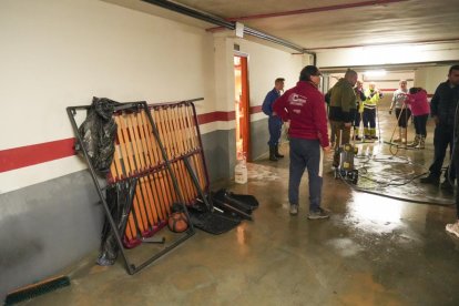 Inundaciones por la crecida del Duero en Tudela de Duero