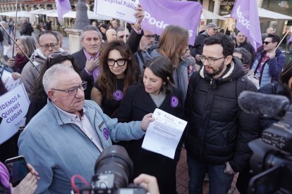 Manifestación en Valladolid por la Sanidad Pública.