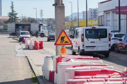 Obras en la calle Daniel del Olmo