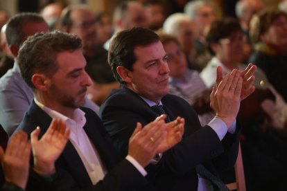 El candidato a la reelección a la Presidencia de la Junta de Castilla y León, Alfonso Fernández Mañueco, visita Benavente