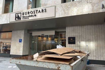 Últimos detalles del hotel Eurostars desde el exterior