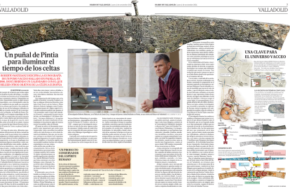 Reportaje ‘Un puñal en Pintia para iluminar el tiempo de los celtas’, de Julio Tovar