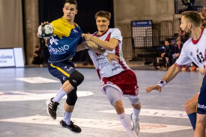 Imagen del BM Logroño La Rioja-Recoletas Atlético Valladolid.