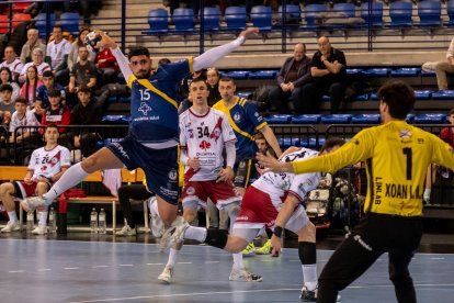 Imagen del BM Logroño La Rioja-Recoletas Atlético Valladolid.